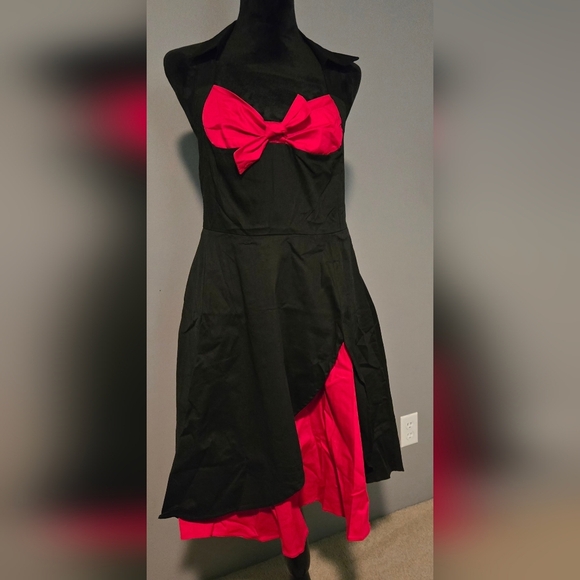 IKADEX Vintage 1950s Rockabilly Swing Dress #550 - Picture 2 of 11